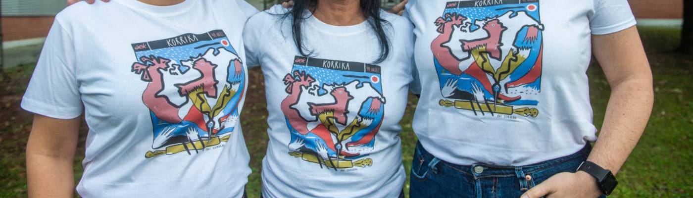 Un t-shirt spécial pour le 44e anniversaire de KORRIKA 2024/12/03