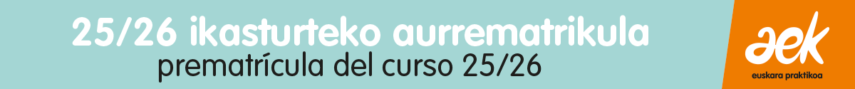 25/26 ikasturteko aurrematrikula