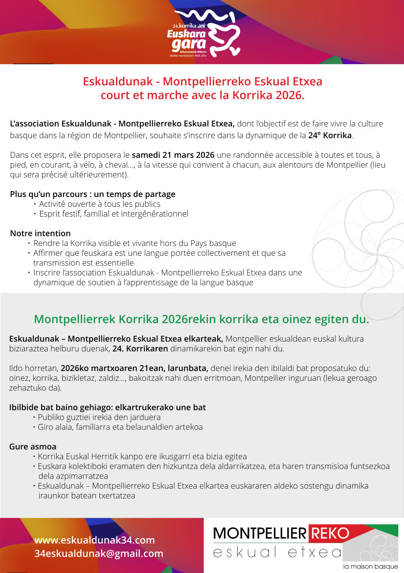 projet Montpellierreko eskual etxea