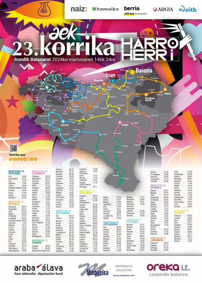 AEK dévoile le parcours de la 23ème KORRIKA